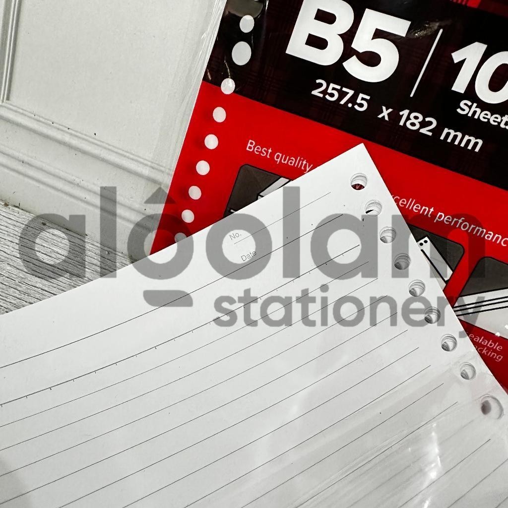 

SATU PACK ( 100 LEMBAR ) Loose Leaf Isi Binder B5 100 Lembar Big Boss Lengkap