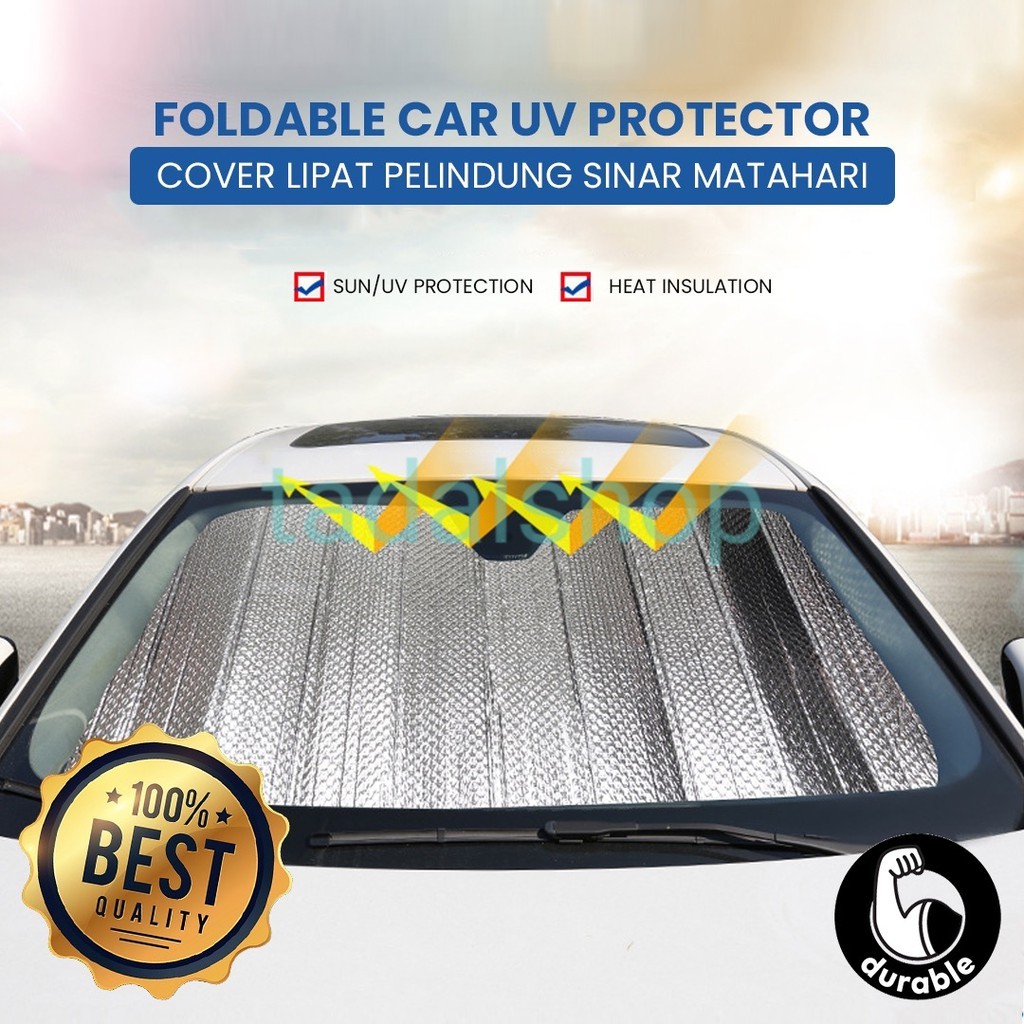 PENUTUP KACA DEPAN MOBIL/PENUTUP KACA MOBIL ANTI PANAS/PELINDUNG PANAS DASHBOARD KACA MOBIL