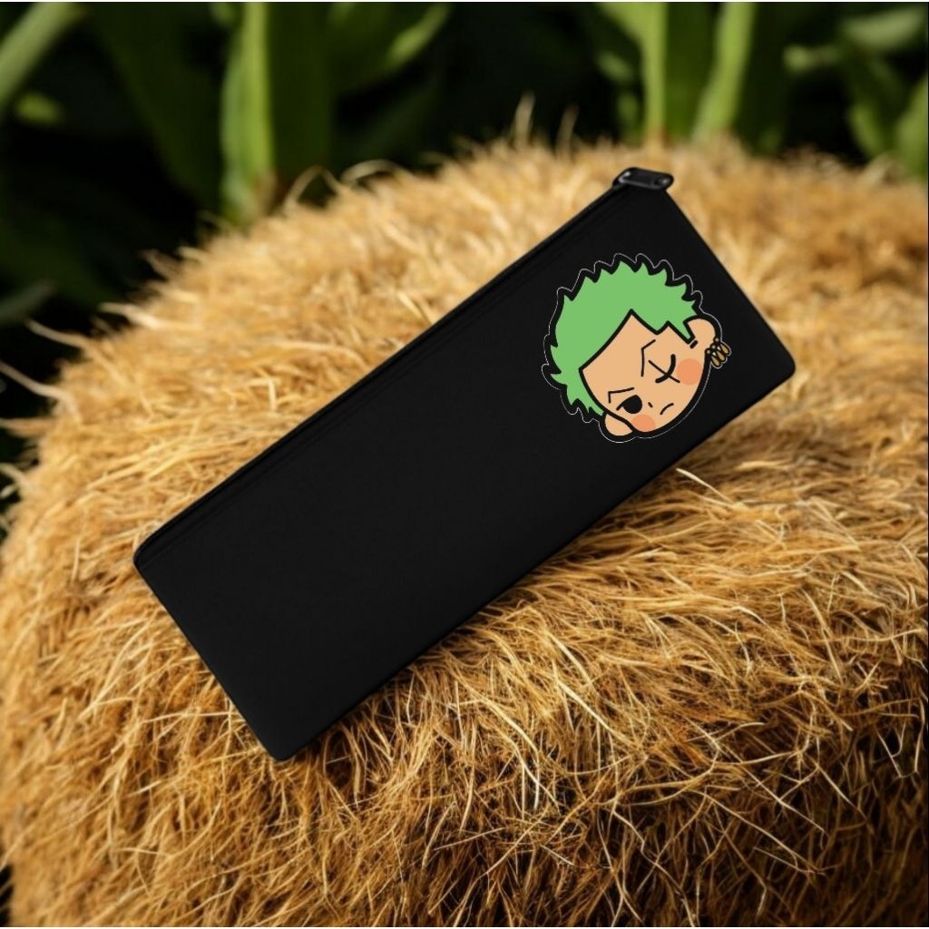 

Pouch Tempat Pensil/Alat Tulis Anime One Piece Zoro Sanji Keren Pencil Case Stationary