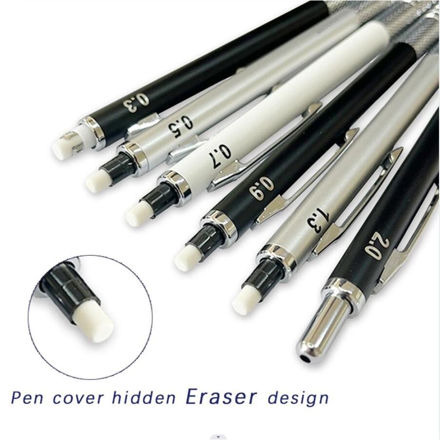 

50 Pcs 12*4 mm Mini Eraser, Automatic Pencil Eraser Mini Small White Eraser, For Hidden Eraser Design Pencil, Stationery Store