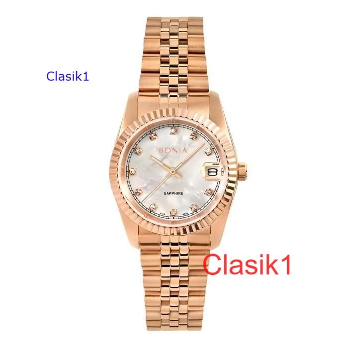 Original 100% Jam Tangan Wanita Bonia BNB10550-3557 jam tangan wanita Bonia  kaca Saphire  bnb10550-