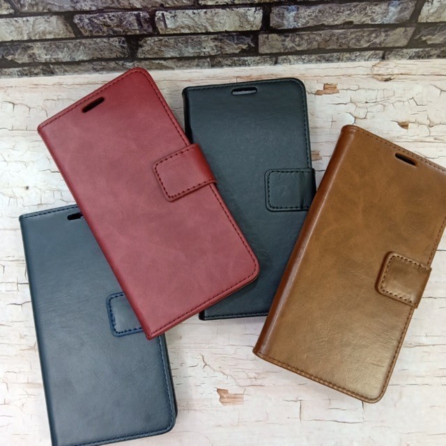 Samsung A21S Flip Cover Kulit Stand Softcase Casing Bluemoon