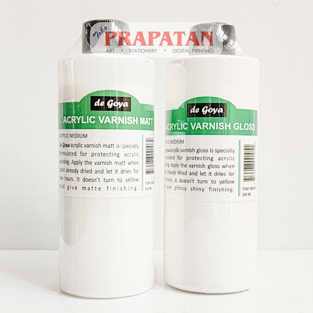 

De Goya Acrylic Varnish 250ml | Varnish Cat Akrilik