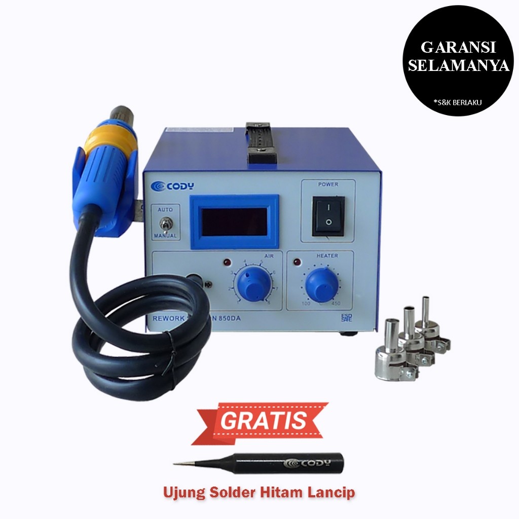 Solder Uap Blower CODY 850DA