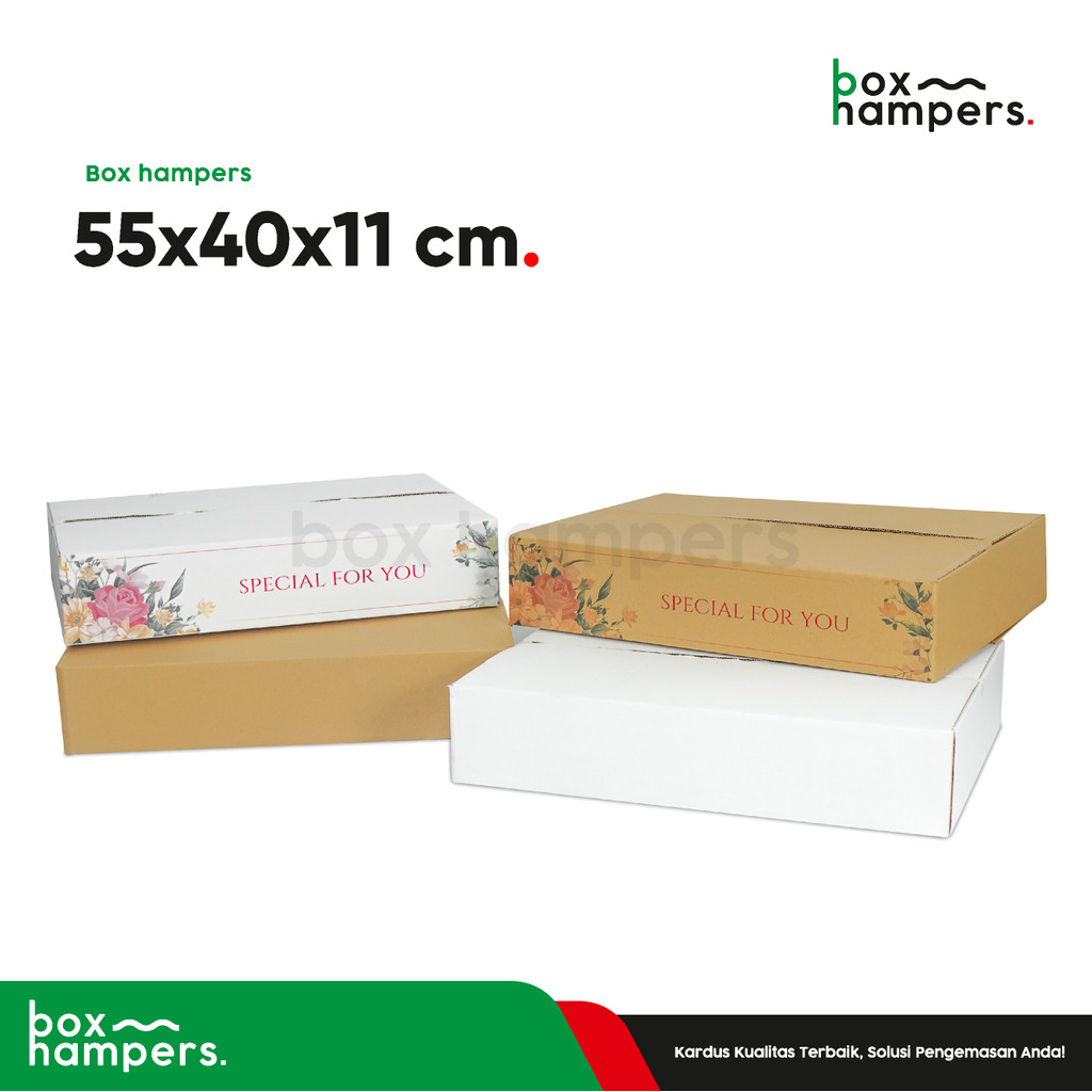 

Box 55X40X11 (Bucket Volume 4 kg) Kardus/Karton/Bucket/box bucket/hampers/box normal/Normal/tinggi11