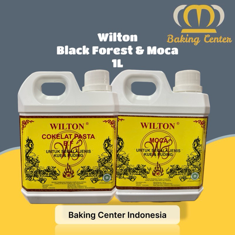 

NEW Wilton Perisa Dan Pasta Black Forest dan Moca 1Lt