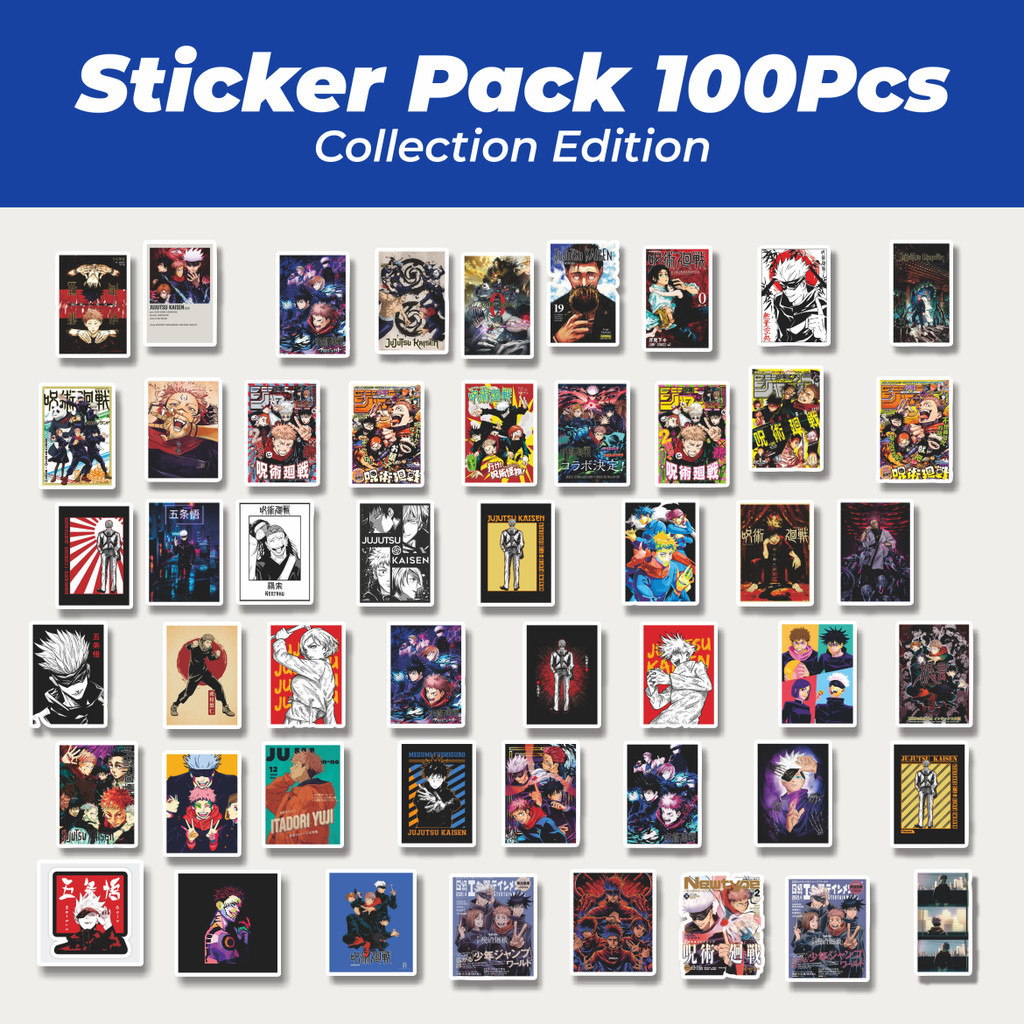 

Hot Stiker Desain Cover Anime Jujutsu Kaisen Lucu Anti Air Stikers Berperekat Waterproof Sticker Decal Buat Motor Helm Buku Journal Koper Casing HP Laptop Botol Minum