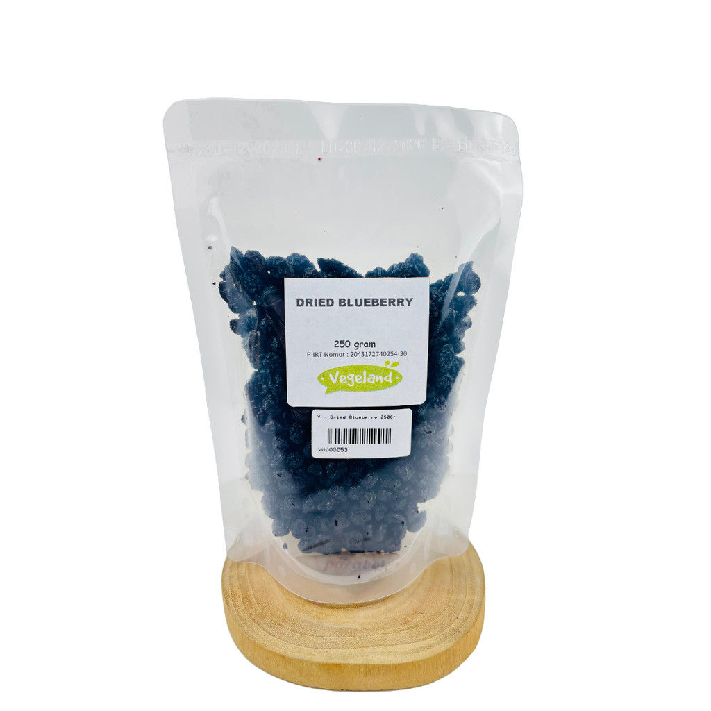 

Vegeland Dried Blueberry 250Gr
