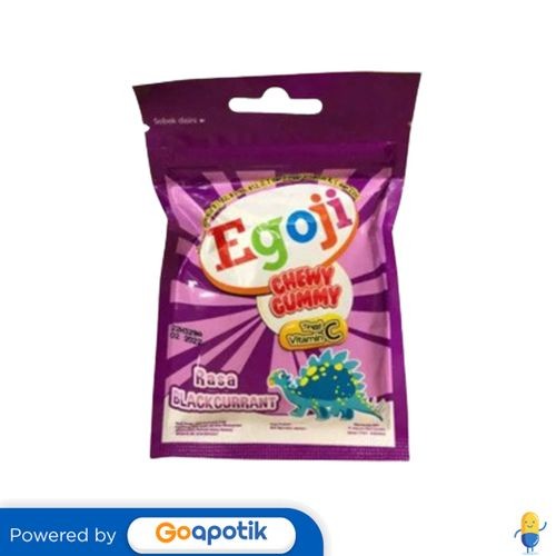 

Egoji Chewy Gummy Rasa Blackcurrant Sachet 10 Tablet