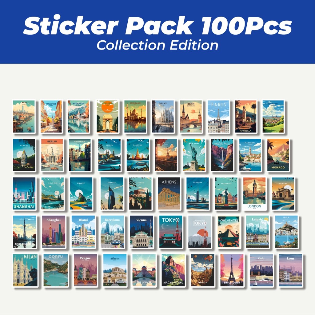 

Hot Stiker World Famous 2 Lucu Anti Air Stikers Berperekat Waterproof Sticker Decal Buat Motor Helm Buku Journal Koper Casing HP Laptop Botol Minum