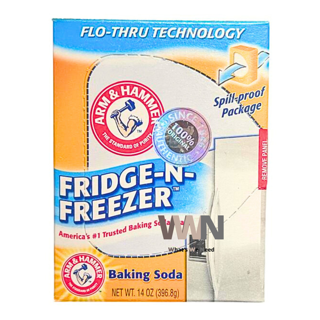 

ARM & HAMMER Arm Hammer Fridge-N-Freezer 396.8gr 12 OZ / Baking Soda Penyerap Penghilang Bau Kulkas dan Freezer
