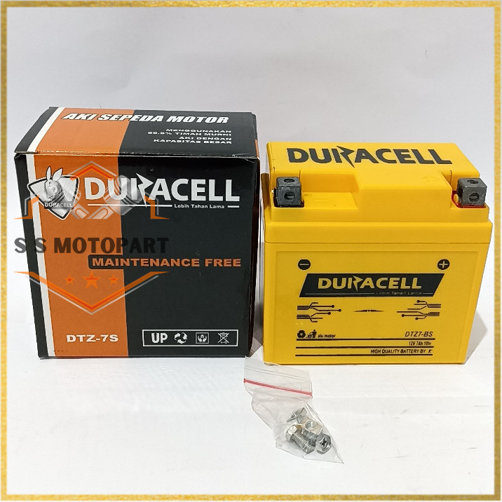 Aki Kering SATRIA FU 150 N-MAX KLX DTZ7S Accu Baterai Motor Ori DRCELL