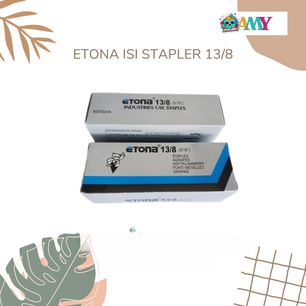 

ETONA ISI STAPLER 13/8 AMY STASIONARY