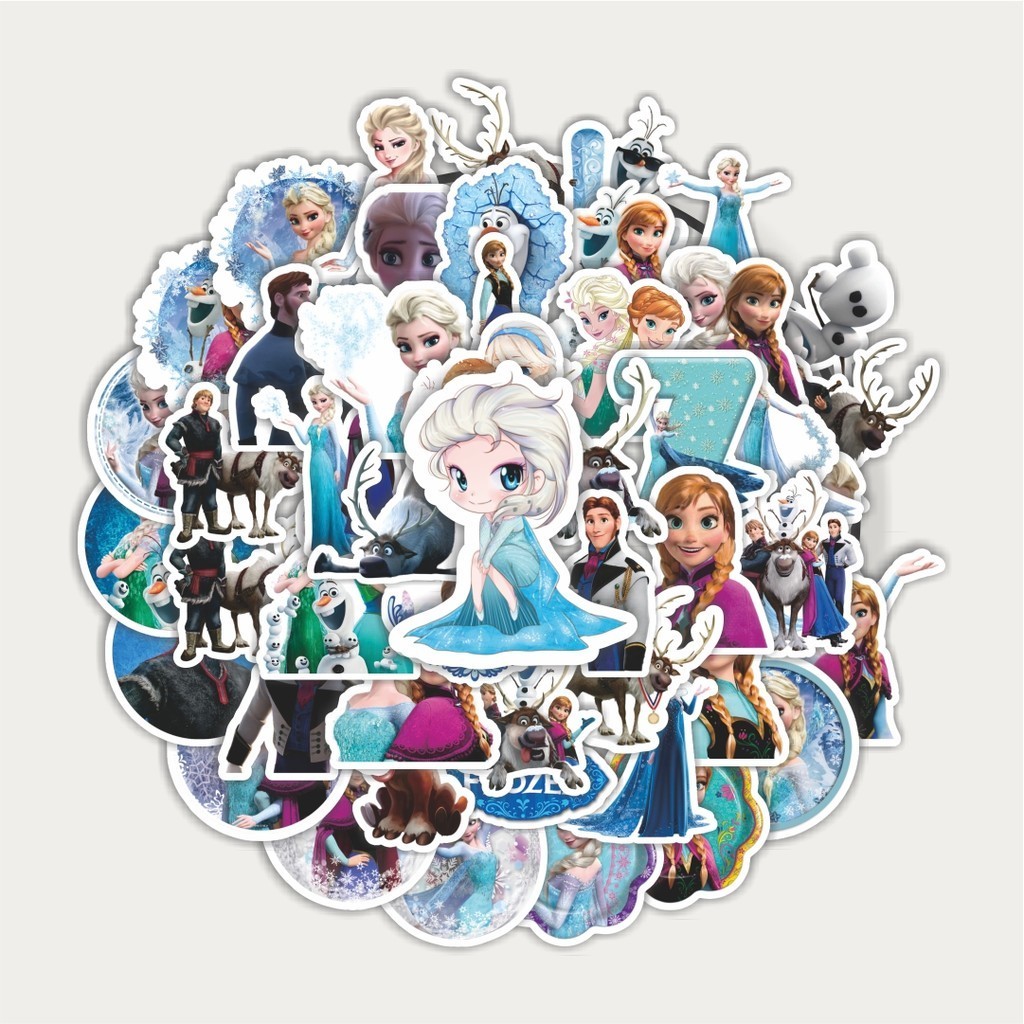 

Sticker Pack Stiker Kartun Disney Frozen | Sticker TUMBLR | Stiker LAPTOP KOPER HELM