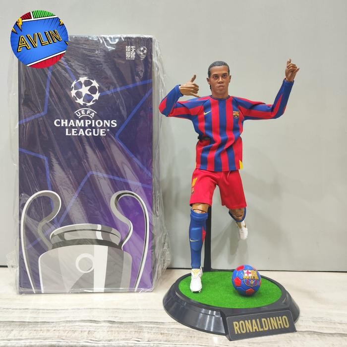 Ronaldinho Barcelona 1/6 Scale Figure Football Legend Toys BIB
