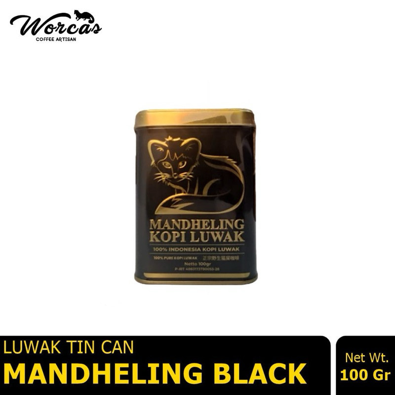

worcas kopi luwak liar asli mandheling kaleng 100 gr bubuk/biji
