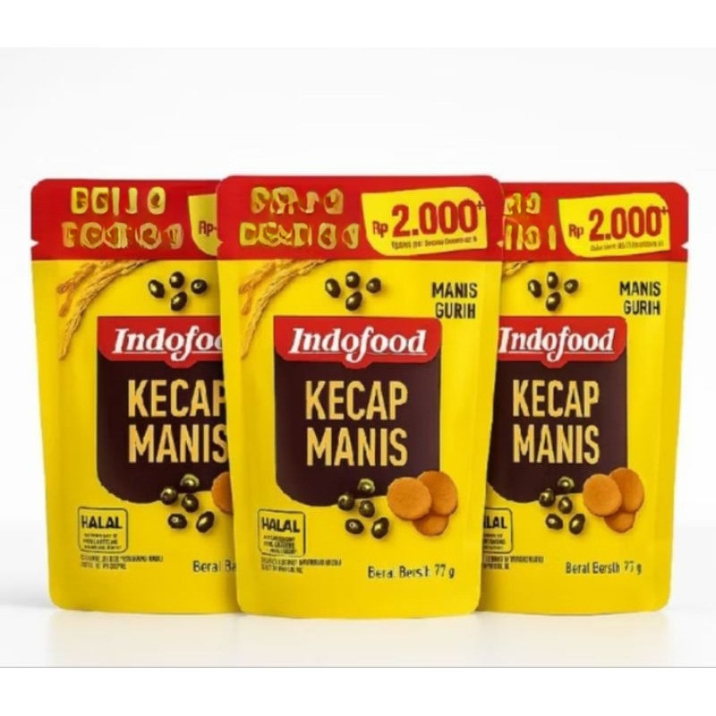 

[Tokome23] COD 1pc INDOFOOD KECAP MANIS PCH 60/77mL