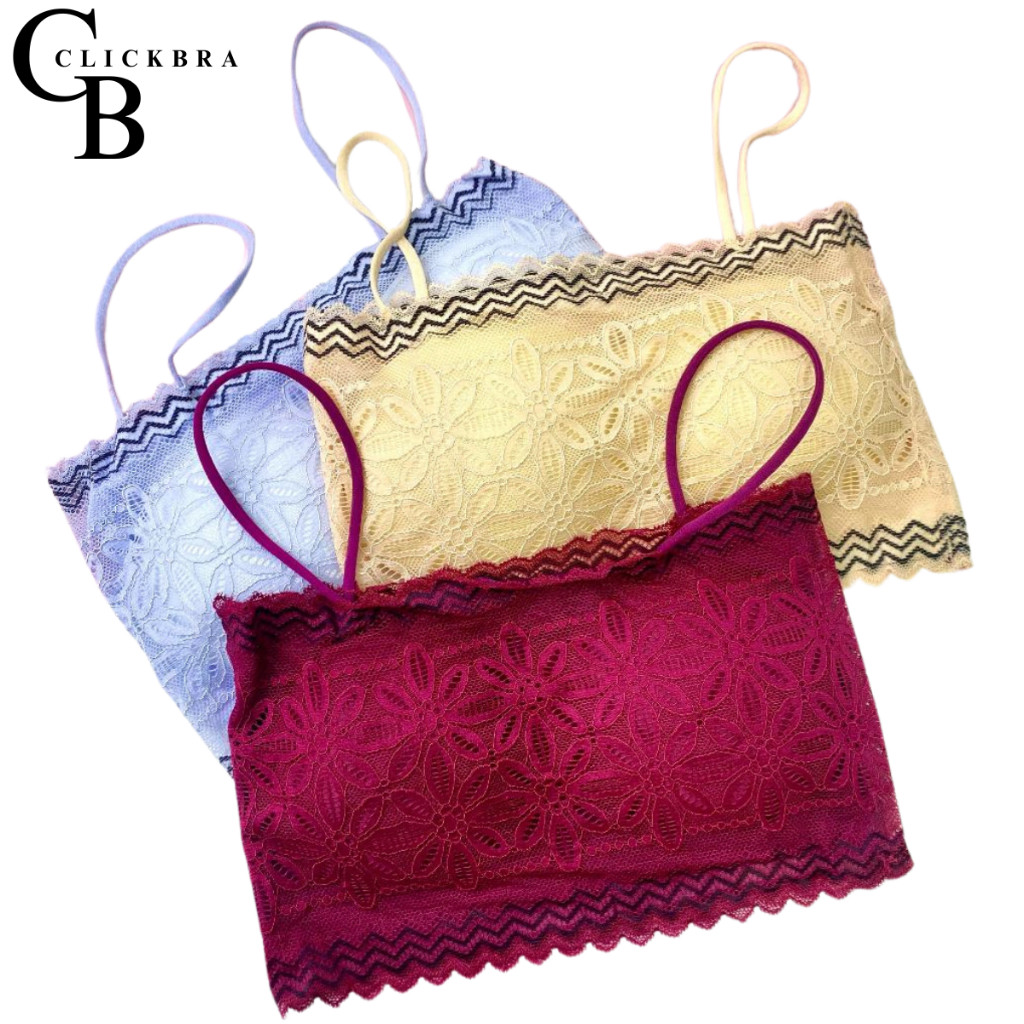 CUCI GUDANG BR924 Bh Bra Wanita Renda Brukat Seamless Sport Bra BH Wanita Motif Bunga