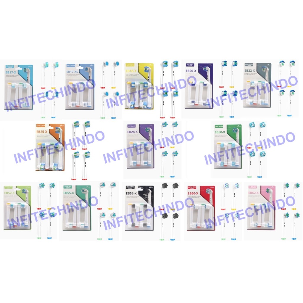 

Refill Kepala Sikat Gigi Elektrik Oral-B Electric Toothbrush Brush Head Oral B