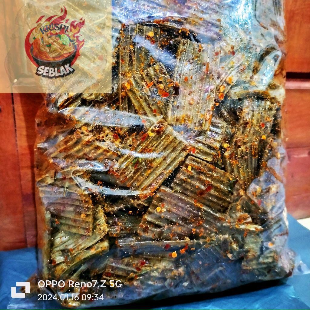 

Seblak krispi seblak kerupuk jengkol pedas daun jeruk 1kg