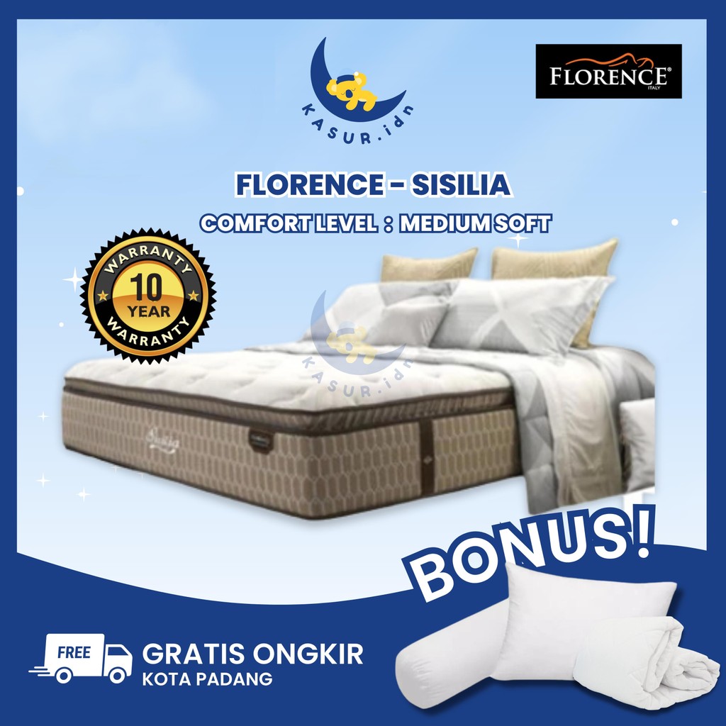 FLORENCE SPRINGBED TYPE SISILIA | MATRAS ONLY | KASUR FLORENCE SISILIA
