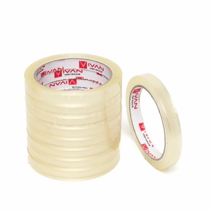 

Paket Usaha Harmony Isolasi Tape Bening Transparan 1/2 inch 12mm x 72 y 2cm 1inch 12 pcs / 1 lusin