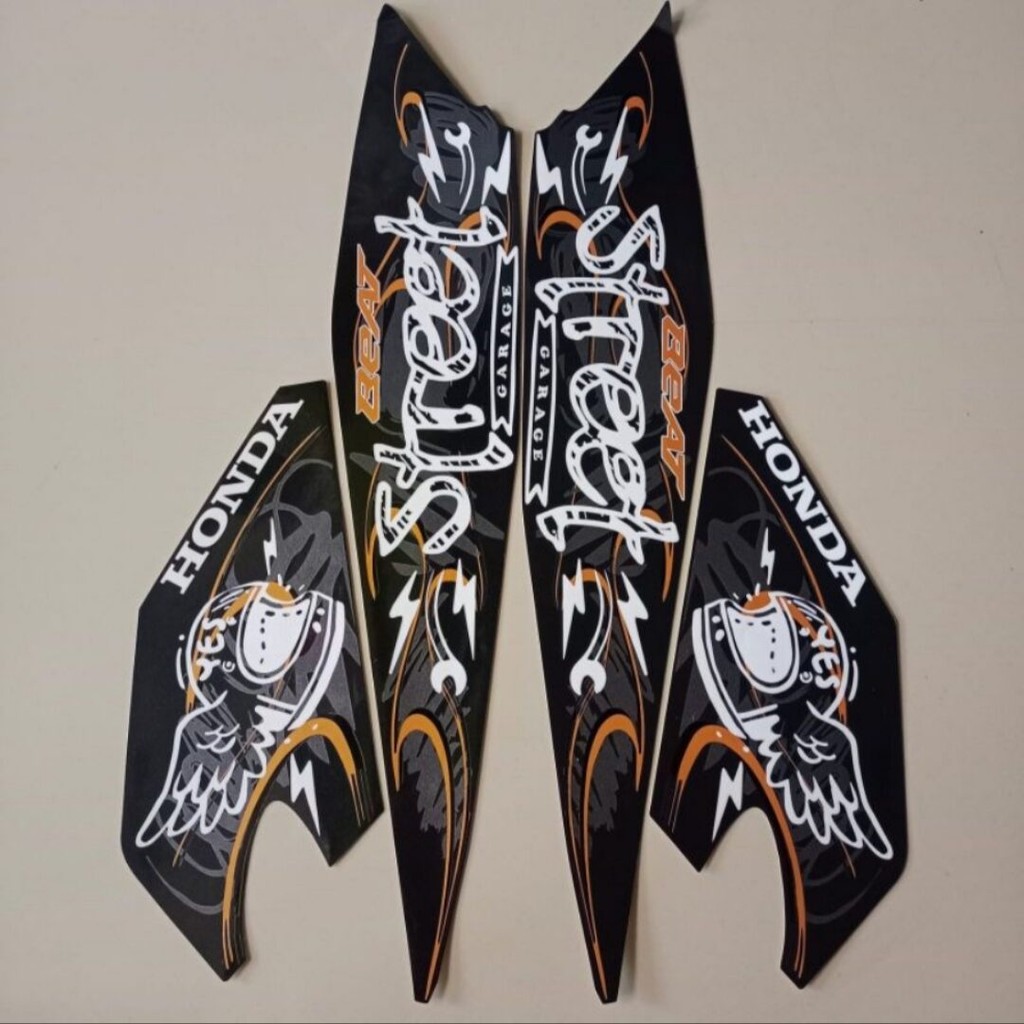 Striping Ori body Honda Beat street 2021 fi esp cbs iss 2021 2022 stiker bawaan original bodi honda 