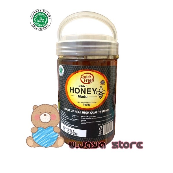 

Madu Asli Quick Fresh 1kg ( Jar Plastik )