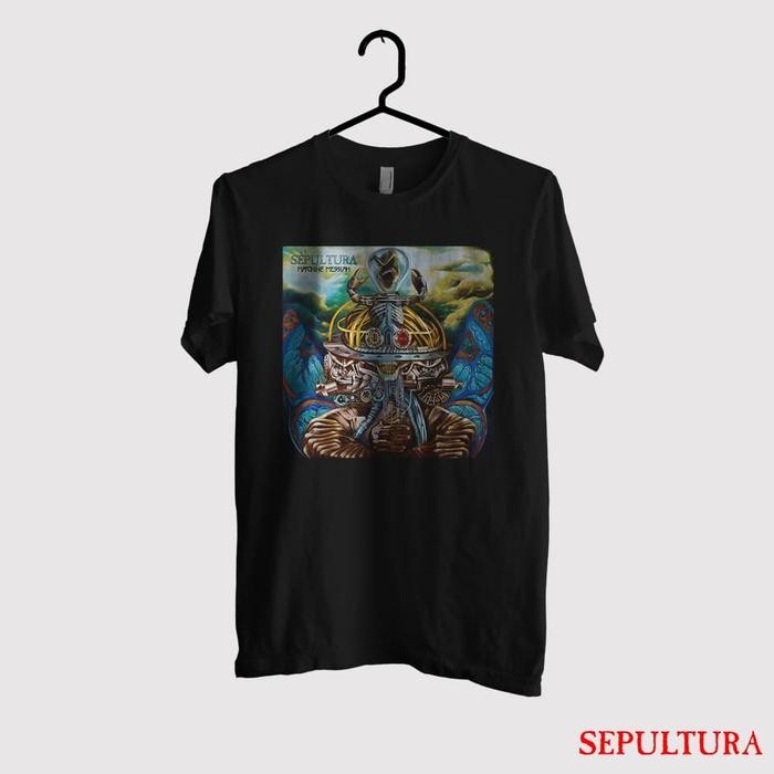 [cod] Kaos Sepultura - Machine Messiah - Hitam, S