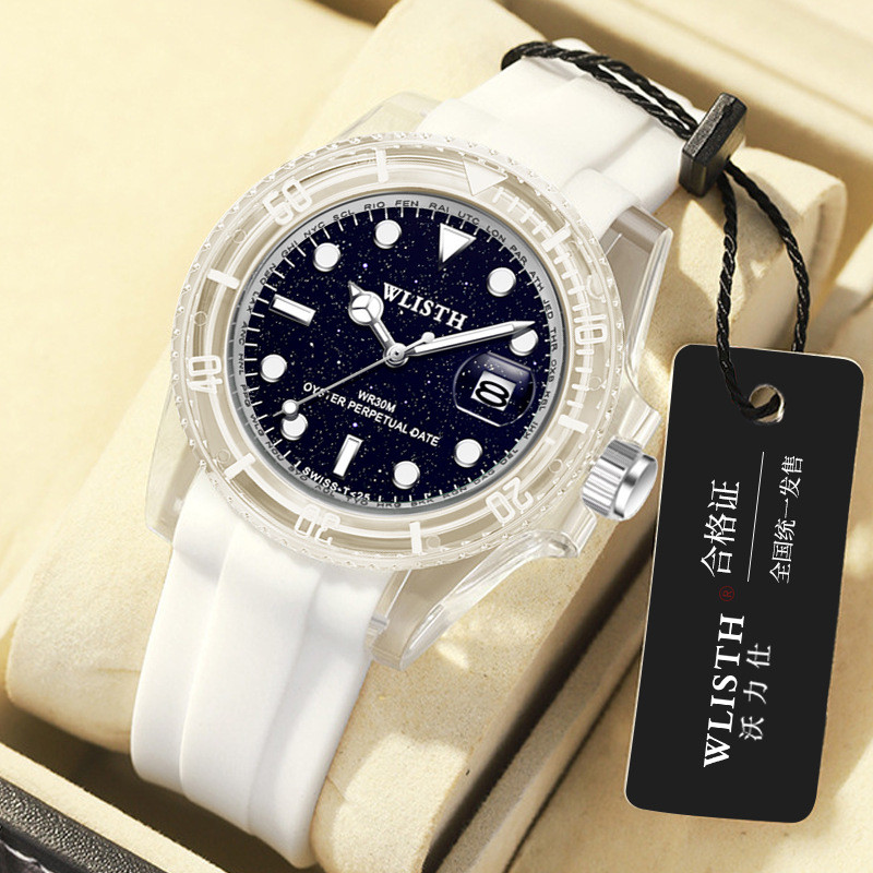 

Jam Tangan Quartz Jam Tangan Wanita Tali Silikon Jam Tangan Kalender Luminous Jam Tangan Fashion Trendy Wanita