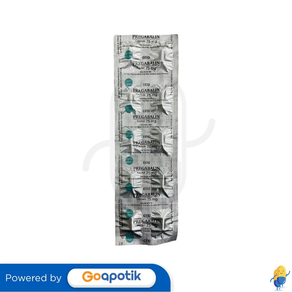 Pregabalin Otto 75 Mg Strip 10 Kapsul