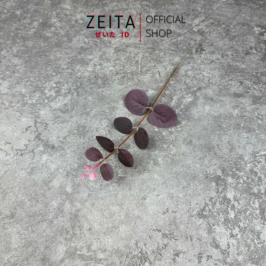 Zeita - DAUN ONE DOLLAR BUNGA PLASTIK PALSU MURAH ARTIFICIAL DEKORASI HIAS