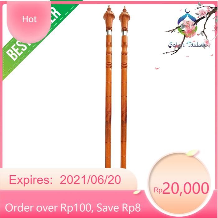 Tongkat Jalan Kayu Walikukun, Panjang 1meter - -, - LS11