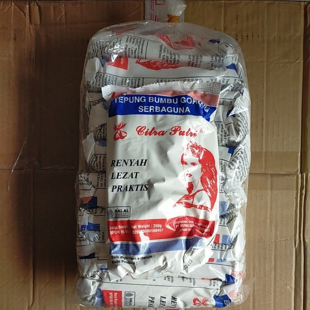 

Tepung Putri Bumbu Goreng 1 Pak isi 10 bks