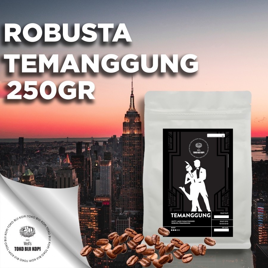 

COD Well's Toko Biji Kopi - BIJI KOPI / ROASTED BEAN ROBUSTA TEMANGGUNG - 250 GRAM