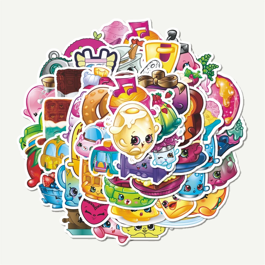 

Sticker Pack Stiker Shopkins Versi 4 | Sticker TUMBLR | Stiker LAPTOP KOPER HELM