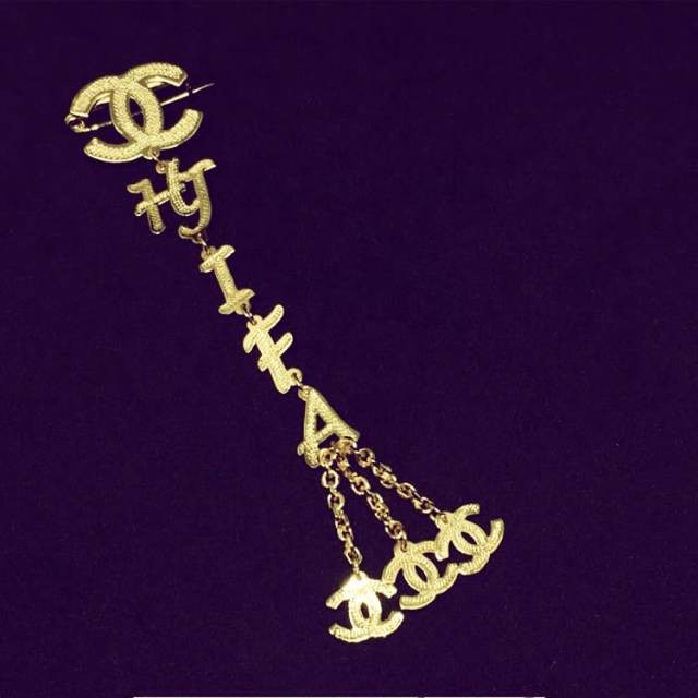 Bros hijab nama/bros dagu nama/bros nama gold/bros ukir nama silver Bros nama emas silver gold roseg