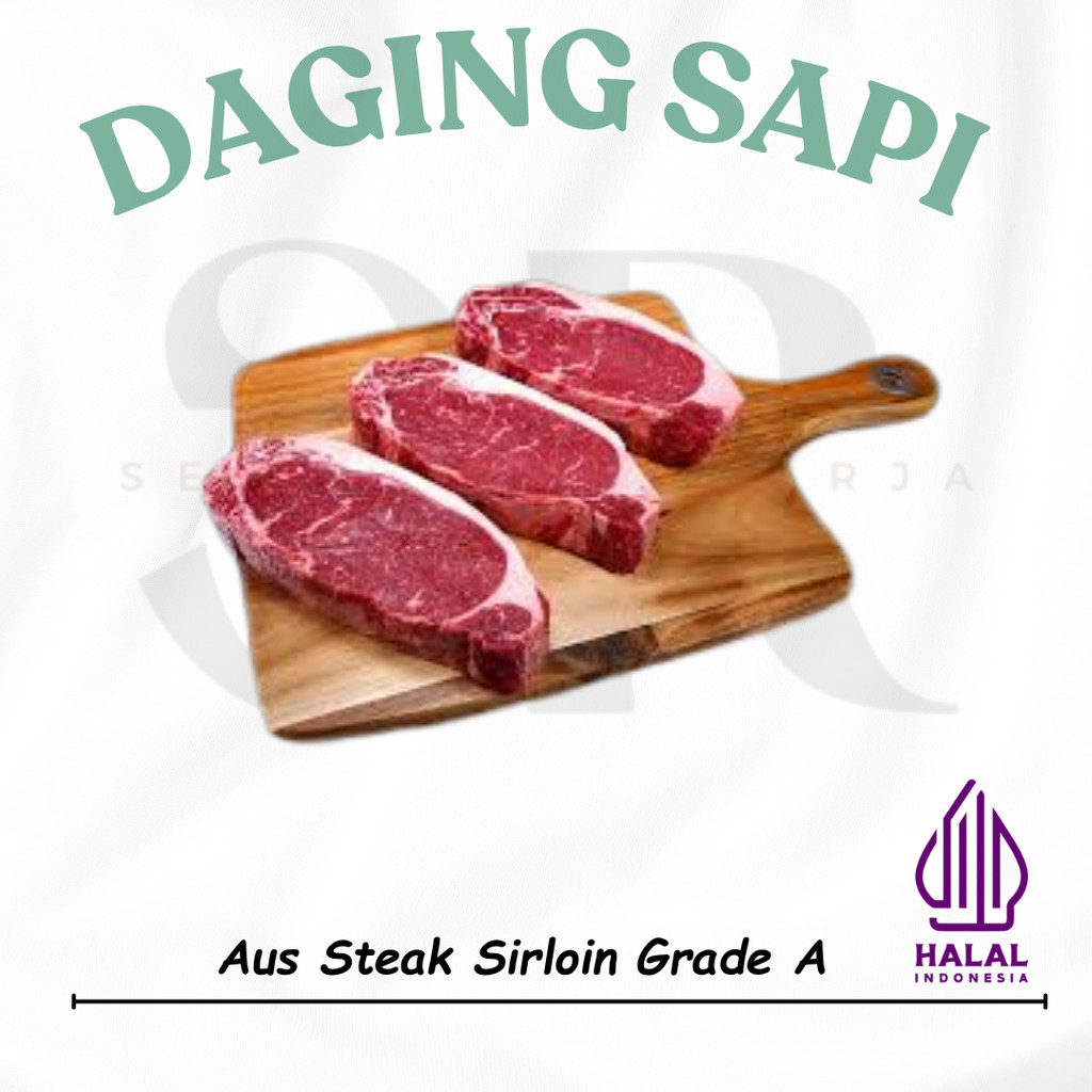 

Beef Sirloin Steak AUS/Daging Steak Sapi Has Luar 200 gr - 1 Kg Frozen Tangerang