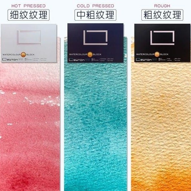 

leyton watercolor block 300GSM 100% cotton 54x39cm