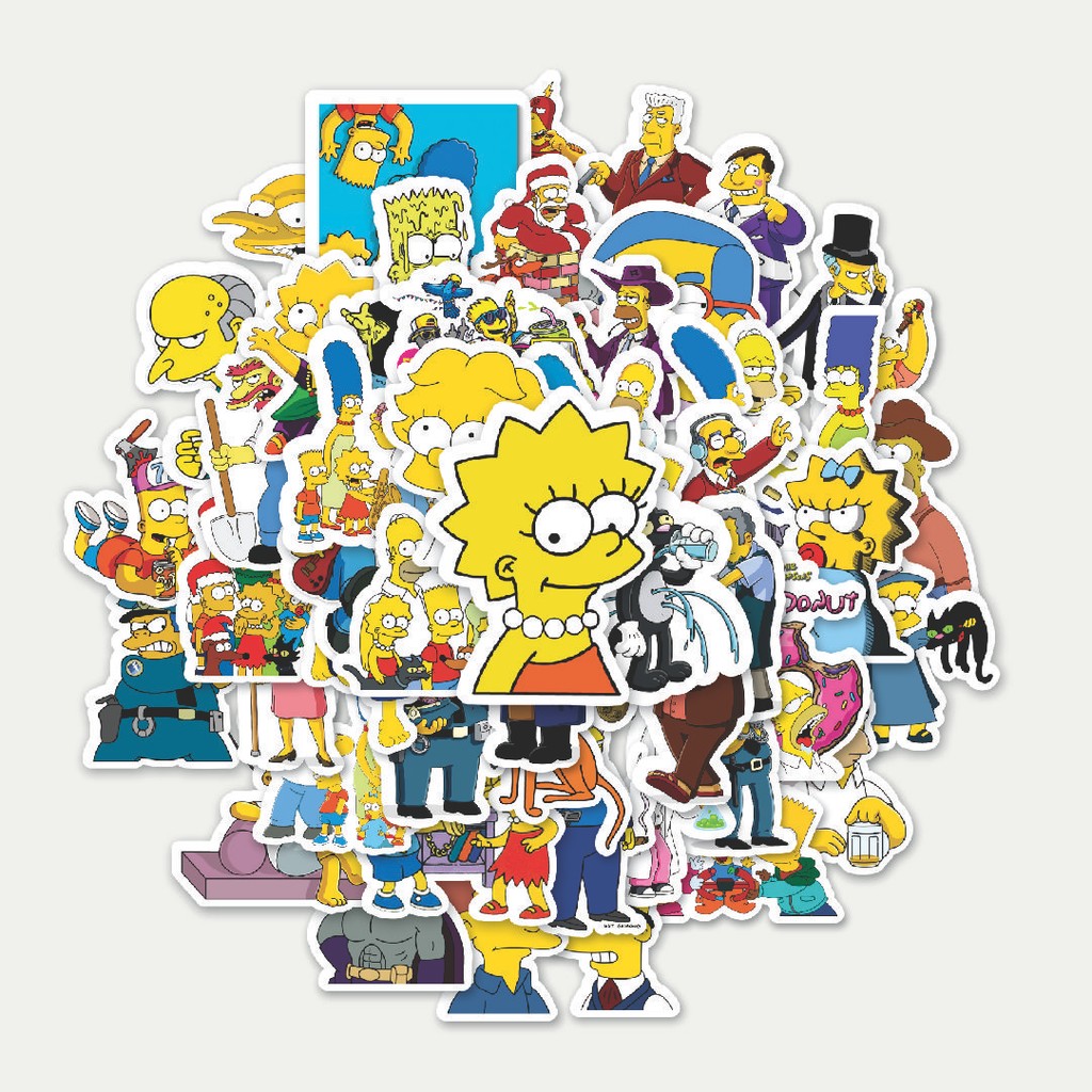 

Sticker Pack Stiker Kartun The Simpsons Series - SIMPSONS 2 | Sticker TUMBLR | Stiker LAPTOP KOPER HELM