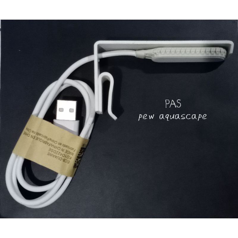 Lampu LED USB Aquarium Ikan Cupang Lampu Soliter Cupang