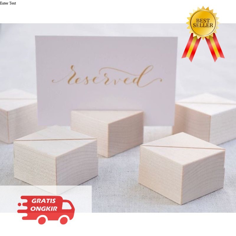 

Tag holder dudukan akrilik/namecard/foto . bentuk kubus . lubang 2mm