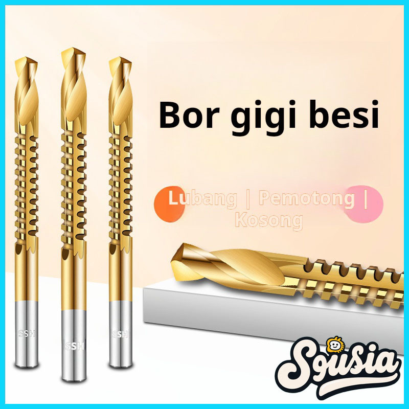 Mata bor tarik gigi gergaji, mata bor putar, lubang slot,gagang bulat universal,ukiran buatan tangan