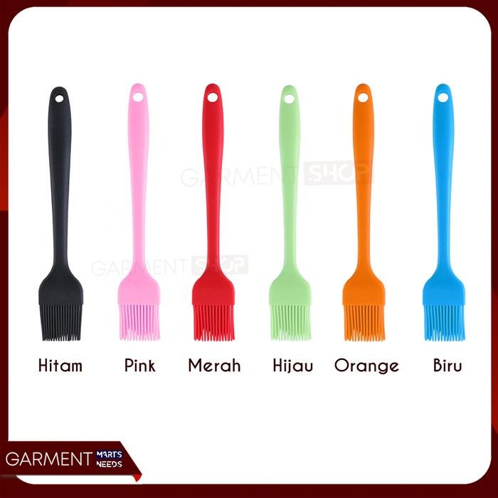 [Produk Baru Berkualitas Garansi] Spatula Masak Kuas Oles Silikon Baking Scraper Pengaduk Adonan Kue
