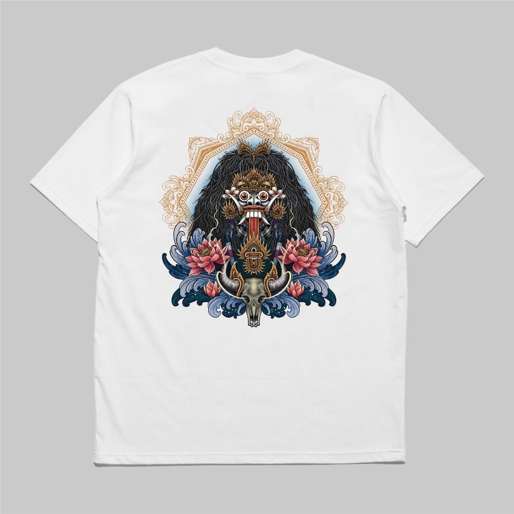 Kaos RANGDA QUEEN OF LEAK / BAJU KATA KATA BALI / kaos Distro / Atasan Cotton Combed / Tshirt Pria W