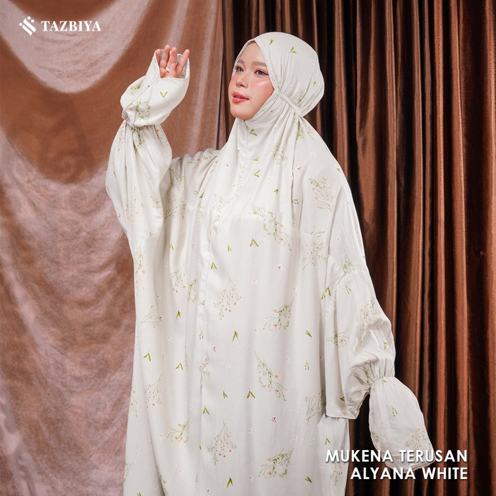 TAZBIYA MUKENA TERUSAN SERIES I Mukena Rayon Terusan 2 in 1 | Mukena Terusan Dewasa Mukenah Telekung