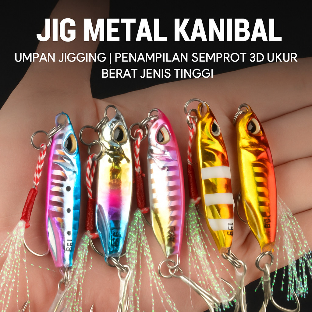 Metal JIG Mini Umpan Casting Predator Laut