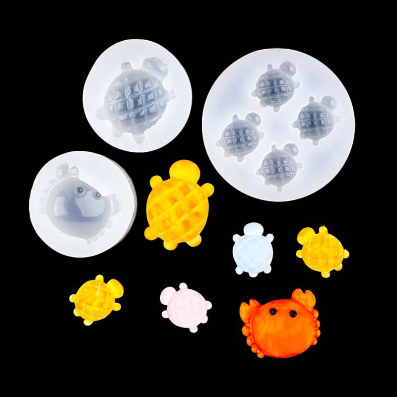 

1Pc Turtle Mold Silicone Mold For Turtle Making Reusable Turtle Resin Epoxy Mould Casting Molds DIY Silicone Mould
