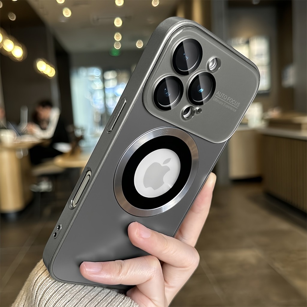 New Casing Ponsel Kaca Tempered Buram Matte AG Mewah dengan Pelindung Lensa Case shockproof hard