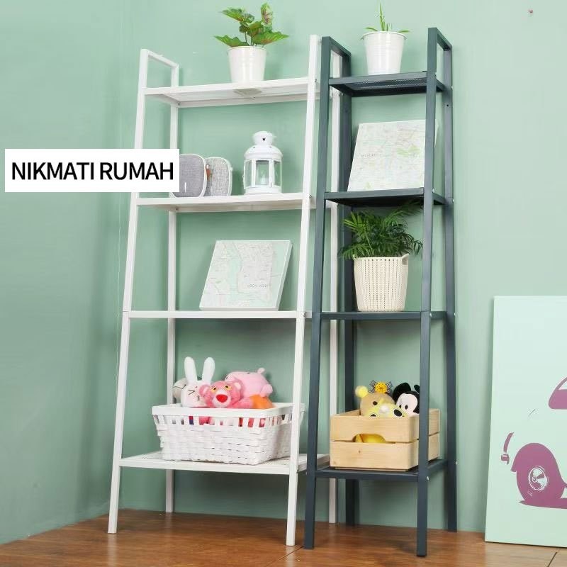 Rak Buku Susun Rak Minimalis Aesthetic Rak Buku Besi Rak Buku Portable Rak Minimalis